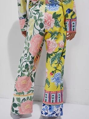 Anthropologie Lil Sire Tigresa Flannel Pants size Small